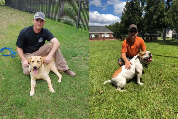 Landon and Justin, owners of Dog Guard of the Coastal Carolinas